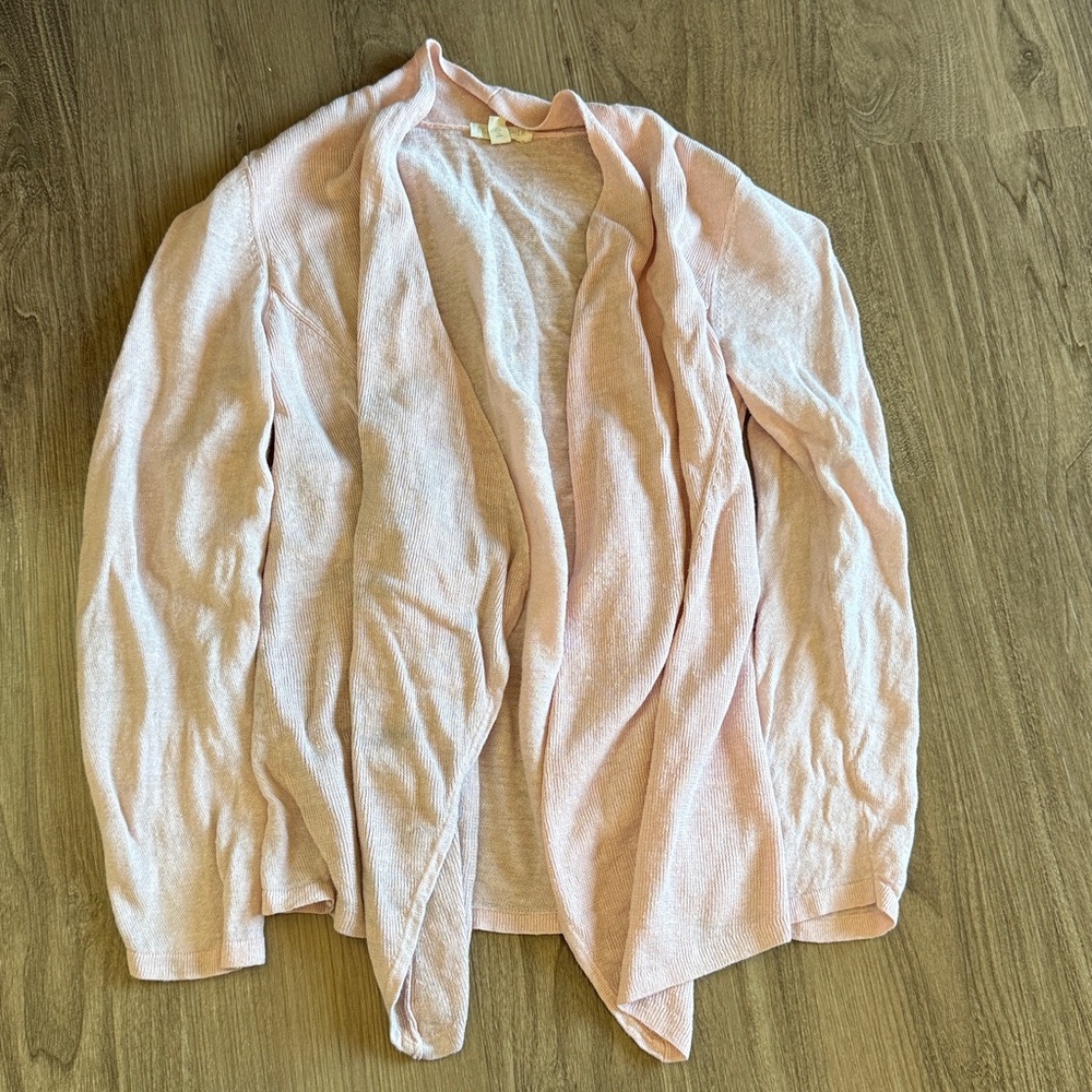 Eileen Fisher 100% linen cardigan